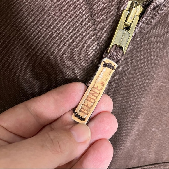 Berne high country vest Sherpa lined v-neck duck vest men’s size XL work wear - Picture 4 of 10